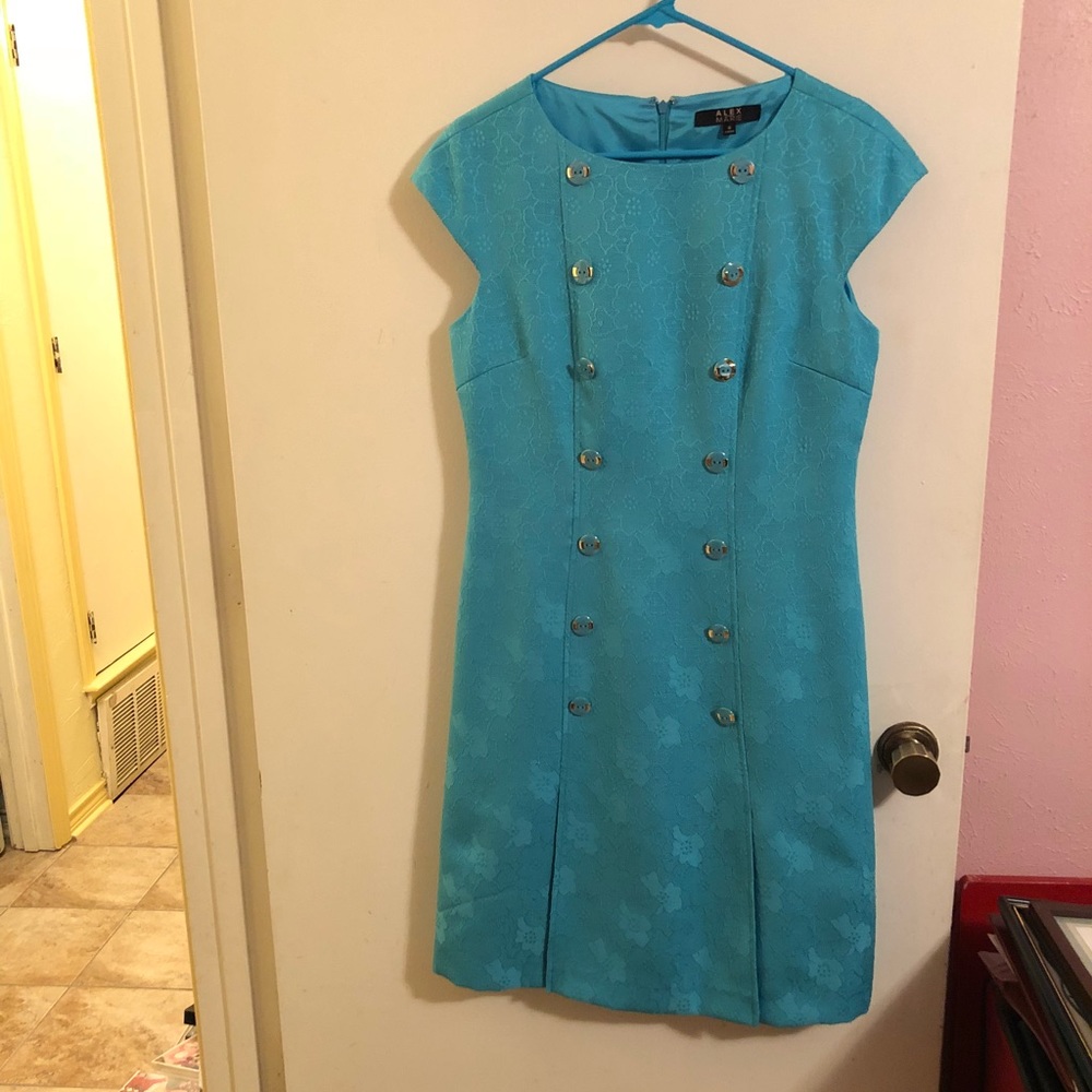 Alex Marie Green button dress